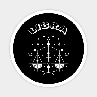 Libra Zodiac Sign Magnet